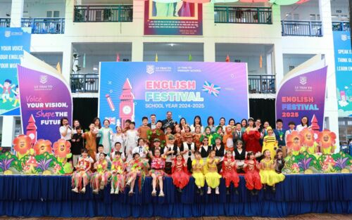 English Festival - Ngày hội sắc màu Tiếng Anh tại trường Tiểu học Lý Thái Tổ